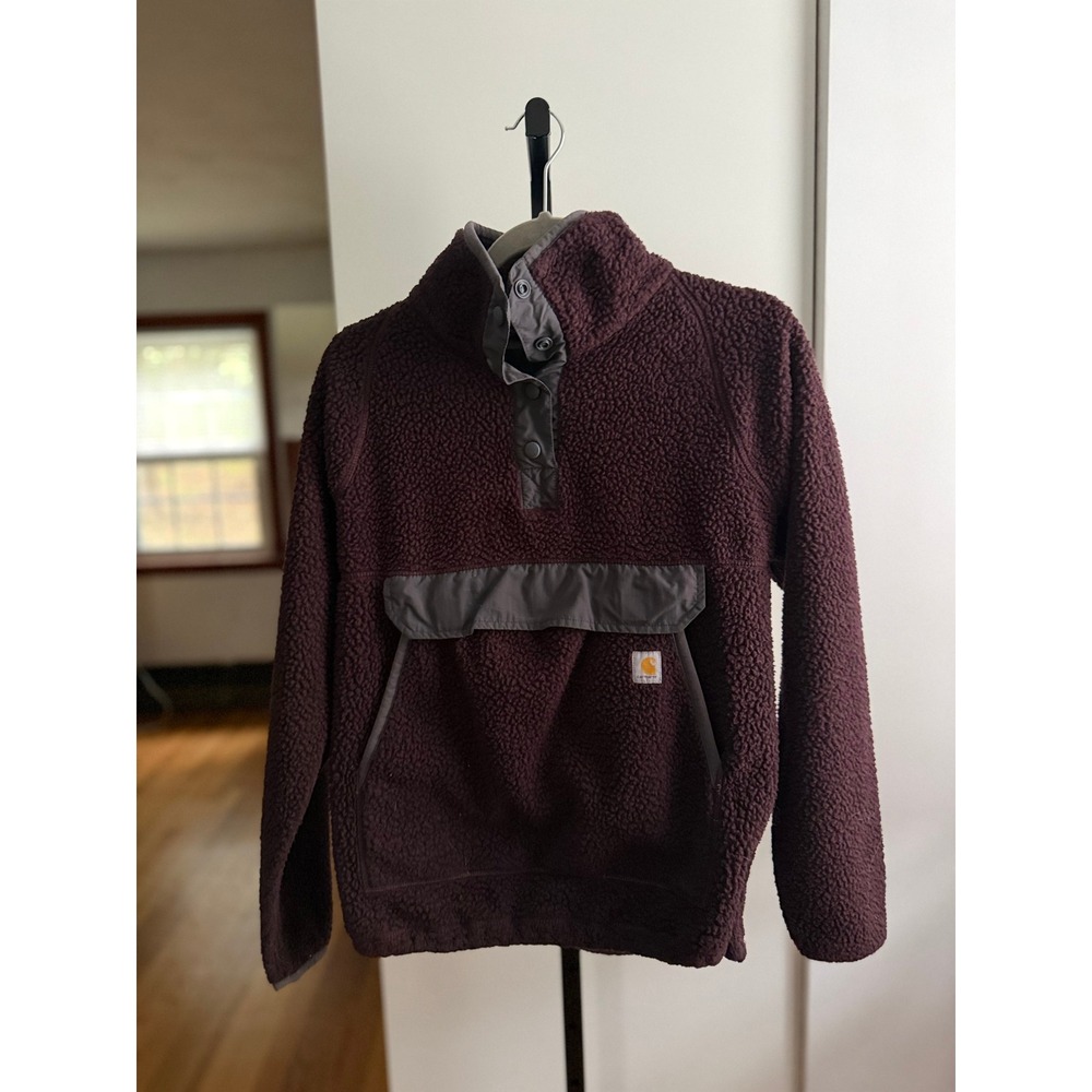 Carhartt Women's Fleece Pullover - Size Large - Blackberry Heather